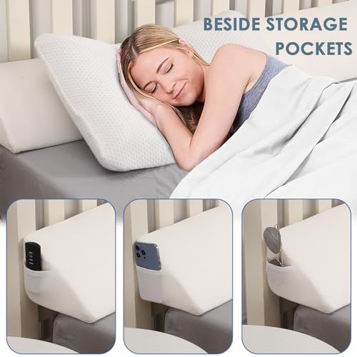 AIKKYS Bed Wedge Pillow King Size Gap-Filler for Mattress and Headboard