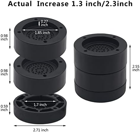 Secure Bed Risers Set - Perfect for Sofa Desk and More