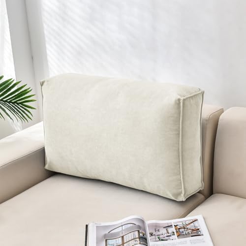 Rectangular Headrest Pillow for Bed and Sofa Comfort