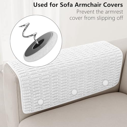 AHAILUOO Soft Twist Pins - 8 Colors - Secure Sofa Armrest Bed Skirt Covers