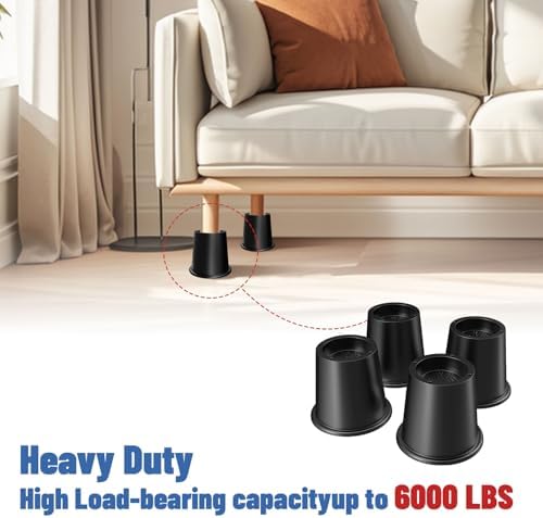 Atomic Bed Riser Set 4 x Heavy Duty 1500 lbs