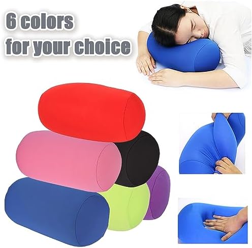 Midremer Microbead Cylindrical Neck Support Pillows for Travel Car