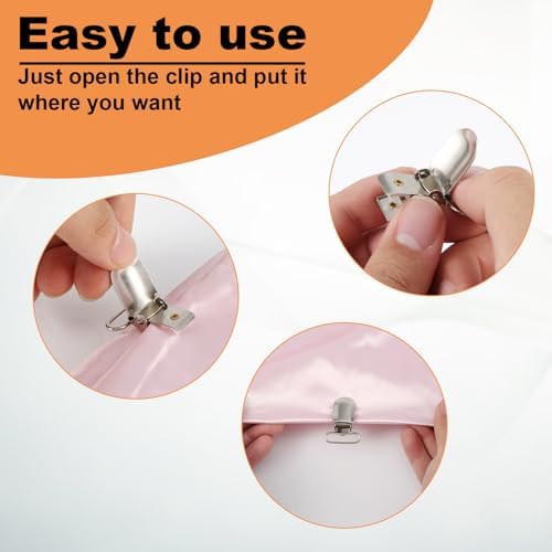 Silver Duvet Clips - 25 Piece Set for Comforters - Durable Metal Fasteners for Bedding Accessories
