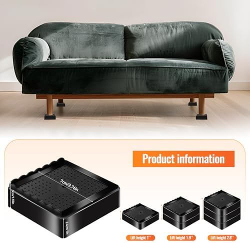 Adjustable Bed Risers L-Shape