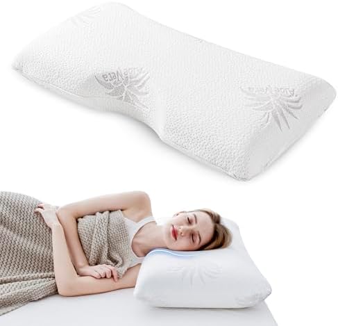 MLILY Side Sleeper Pillow for Neck Pain Relief