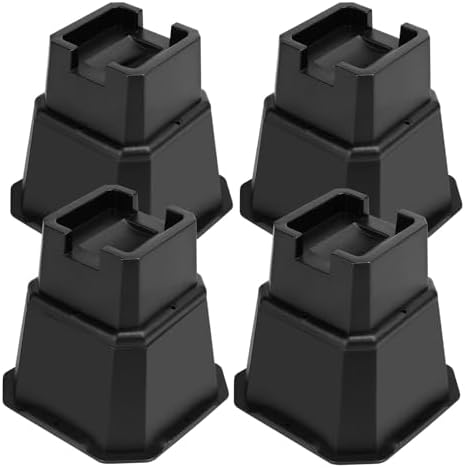 Shouwuhho Bed Risers 6 Inch Heavy Duty 4 Pack