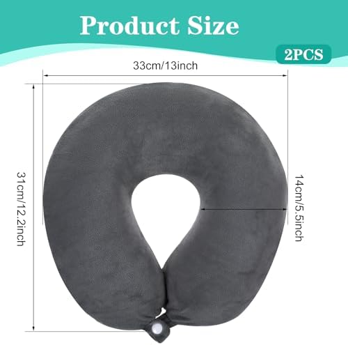 Perfect Gift for Travelers Washable U-Shape Neck Pillow Cover