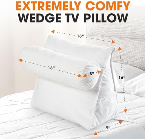 Adjustable Wedge Pillow - Comfort for Reading Gaming