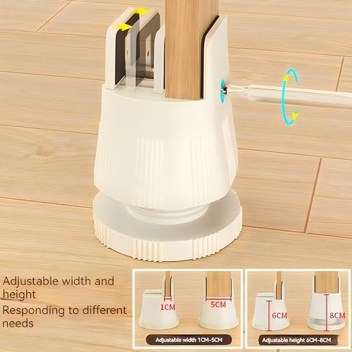 Adjustable Bed Riser for couches tables and chairs up to 1500 lbs