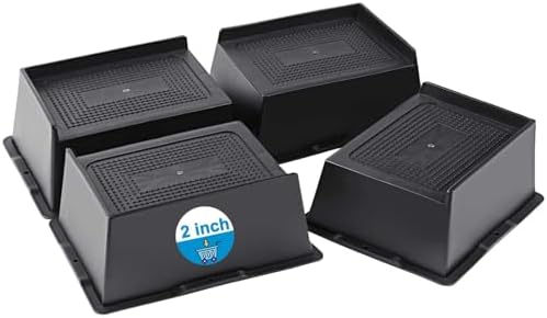 Sturdy 2-Inch Bed Risers for Sofa Chair Bed Heavy Duty at 6000 lbs