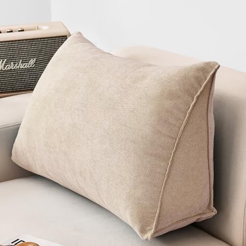 Triangle reading pillow with back support