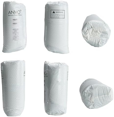 Anvo Cervical Neck Pillow for Pain Relief - Memory Foam Contour Support