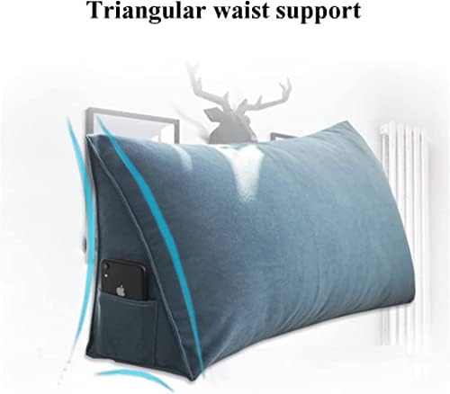 Hand-Crafted Bed Support Pillow wedge design for Back Neck Knee Leg Ultimate Comfort Support