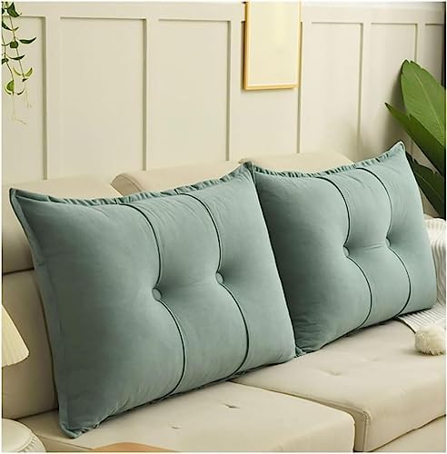 COZMAX Headboard Sofa Pillow with Detachable Cover - Lumbar Support for BedRecliner Reading