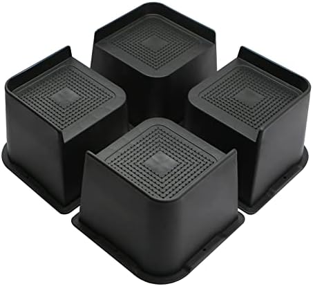 MYMULIKE Bed Risers For couches sofas tables chairs 4x4inch contact area