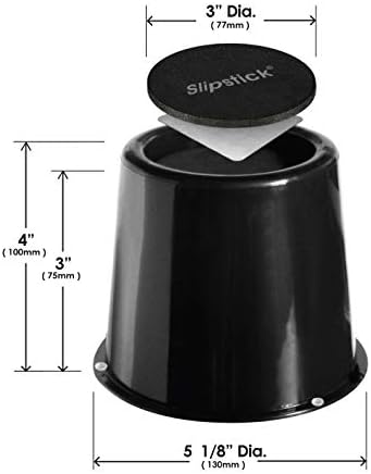 Stabilize Your Bed or Furniture with Slipstick CB672 4-Piece Bed Riser Set