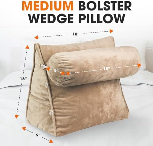 Cheer Collection TV Pillow Back Support Sofa Bed