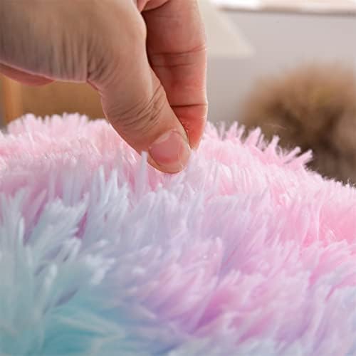 Comfortable Faux Fur Reading Pillow with Adjustable Support for Adults and Kids