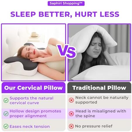 Memory Foam Neck Pillow for Sleep