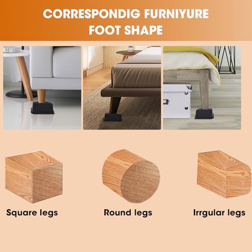Sturdy L-Shaped Bed Riser for Sofa Desk