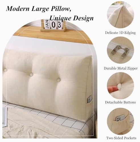 VClife Wedge Headboard Pillow Relaxing Durable