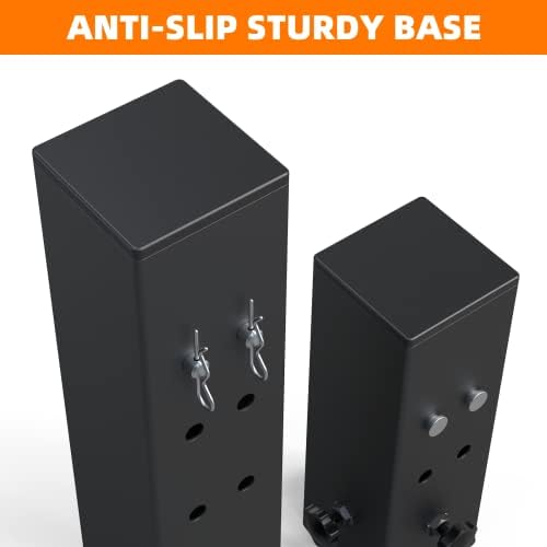 IREN introducer 4 Pack Super Heavy Carbon Steel Bed Risers Adjustable to 325181112 inches