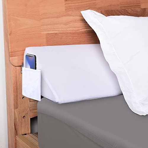 Moavica Bed Wedge Pillow for Headboard Mattress Gap Filler Durable Memory Foam