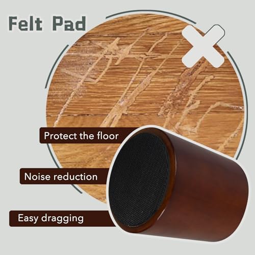 Elevate Your Space - Heavy Duty Office Bed Risers - 4-Inch Wooden Riser Modern Mid-century Style Prism Storage