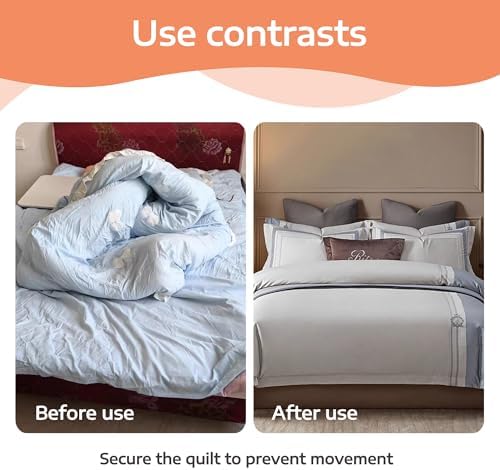 Durable Duvet Clips Kit for White Comforters