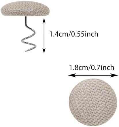 Mini Skater Small Upholstery Pins Bed Skirt Fix-Ins for Slipcovers