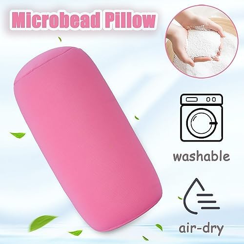 Midremer Microbead Cylindrical Neck Support Pillows for Travel Car