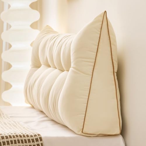 ZYANLING Bed Wedge Pillow for Headrest Sofa Bed Support Large backrest cushion for Reading Sleeping