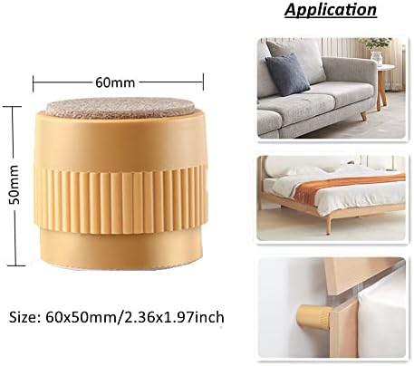 Adjustable Round Furniture Risers for Bed Sofa and more