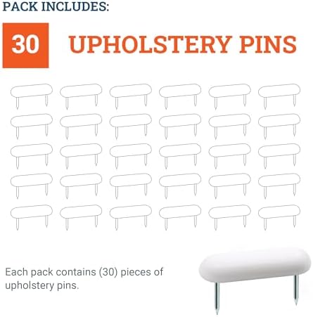 Professional Upholstery Pin Set - 30 Pcs for Bedding Slipcovers