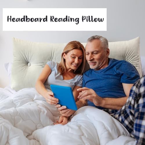 Adjustable Reading Wedge Headboard Pillow