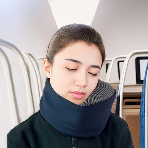 Travel Neck Pillow for Long Flights Gentle Support Ergonomic Design