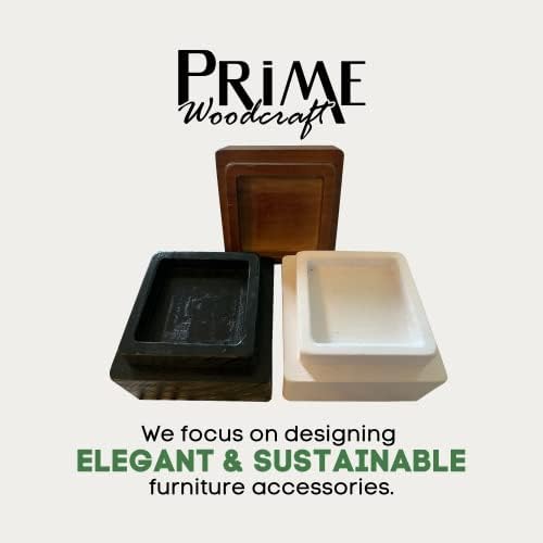 Premium Solid Walnut Wood Risers - 2-Inch Height 4 Riser Set