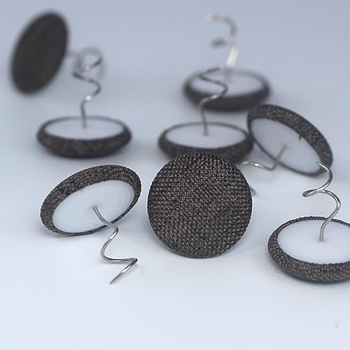 Easy-Wash 12-Piece Upholstery Tacks for Sofa Armchair Bed Skirt and More Premium Fabric and Stainless Steel Design