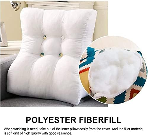 Curved Ergonomic Bed Pillow for Reading