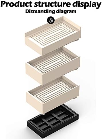 Tclouda Furniture Risers 3 in Apricot Rectangle