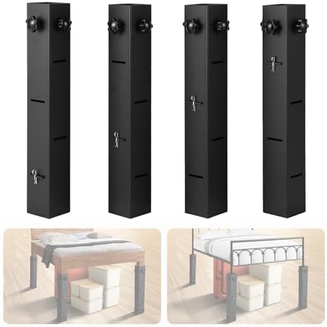 IronWalls 4-Piece Bed Risers 23-inch Diameter