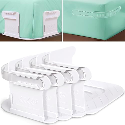 Bed Sheet Holders with Lock Strips for All Mattress Sizes