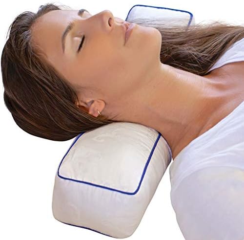 NaturesGuest Adjustable Cervical Neck Roll Bolster Pillow for Better Sleep