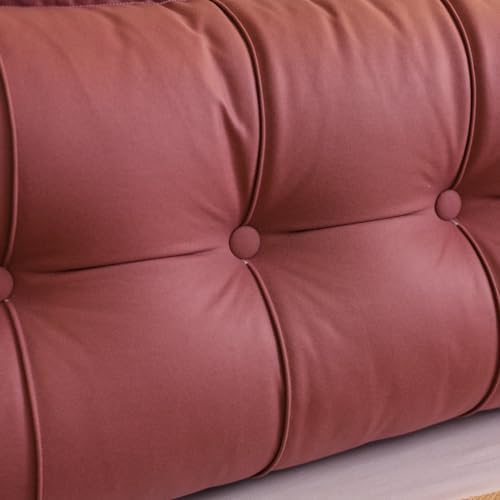 ZYANLING Headboard Wedge Pillow Leather Bedside Backrest Pillow for Bed Sofa Reading FullKingQueenSingle