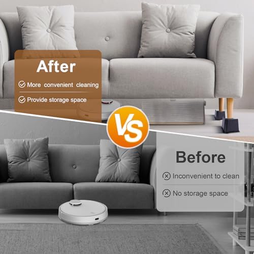 Furniture Riser Set with Anti-Slip Noise Reduction Ideas for Home Office