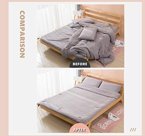 6-Piece Duvet Clips for Quilt Covers Fasteners to Fix Bedding