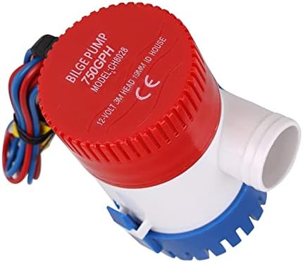 Mini Power Small Pump Automatic Boat Bilge Pump 1100GPH Submersible Bilge Sump with Float Switch