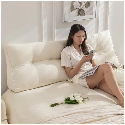 HDNSAUD Triangular Headboard Pillow with Velvet Cover
