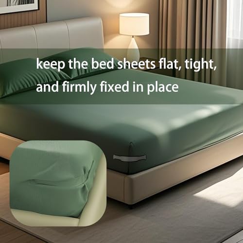 Locks Sheet Holder Set For Bedding 4Pcs Grey