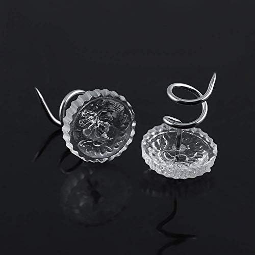 30pcs Upholstery Pins with Clear Heads for Couch Chair Bed Skirts Slip Covers